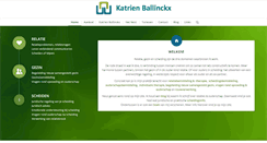 Desktop Screenshot of katrienballinckx.be